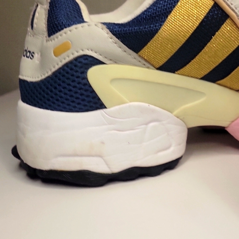 Adidas Women's Athletic Shoes - Navy, Gold, Pink #15 - Picture 9 of 14